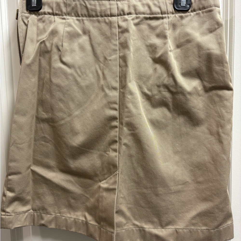 Lands' End Tan Kids Skort school uniform